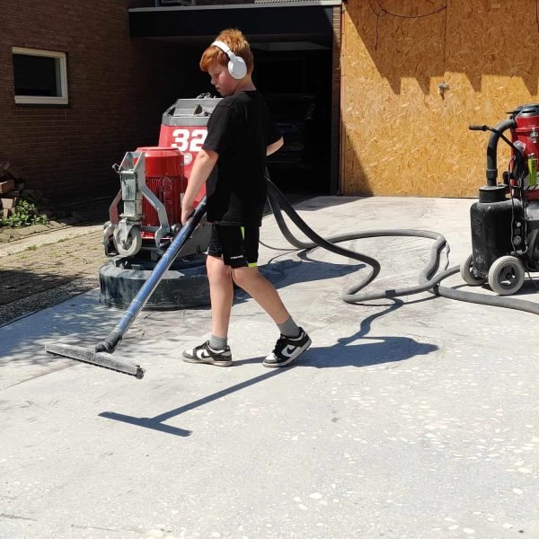 Open schuren granulaat